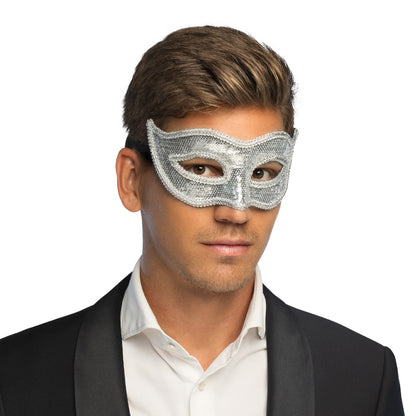 Masques Paillettes Multicolores - 6 Designs Adulte et Enfant