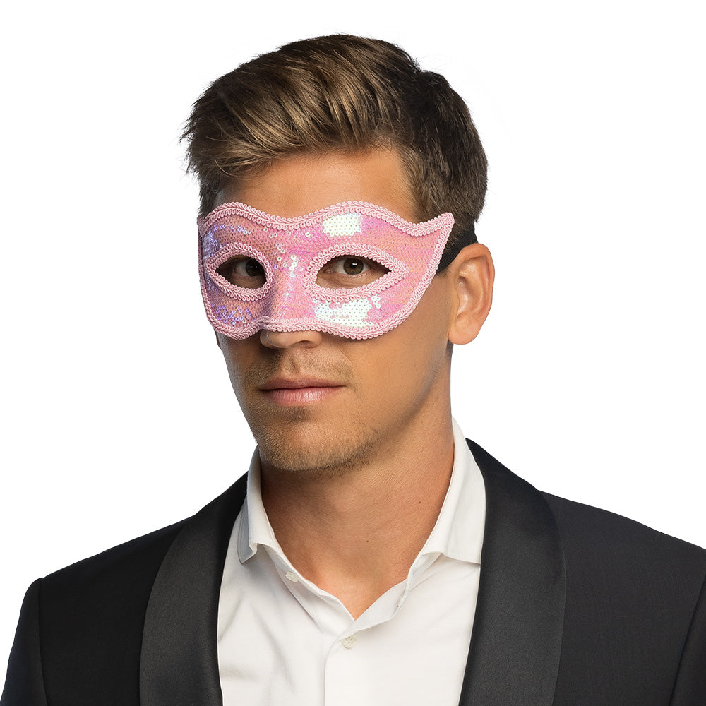 Masques Paillettes Multicolores - 6 Designs Adulte et Enfant