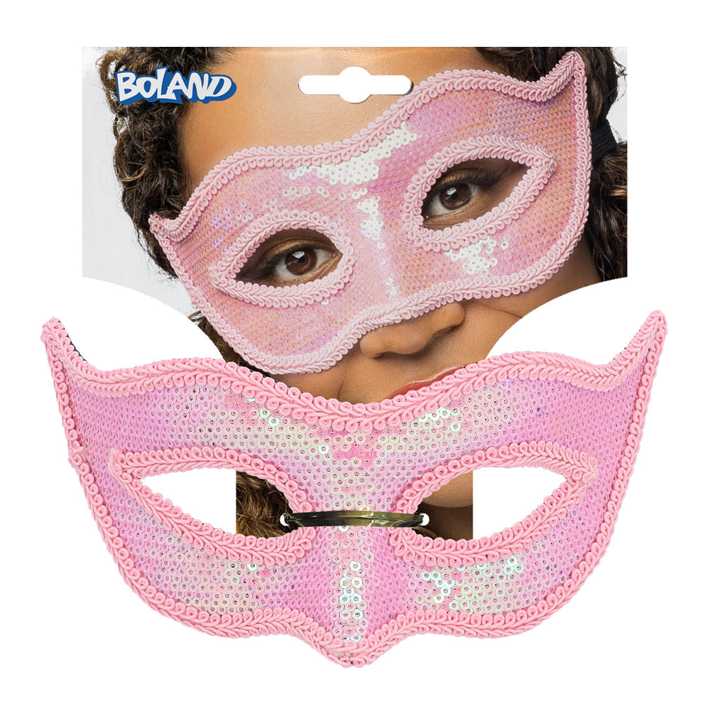 Masques Paillettes Multicolores - 6 Designs Adulte et Enfant