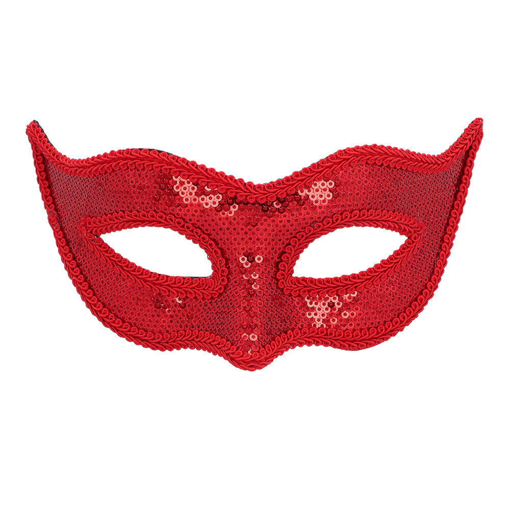Masques Paillettes Multicolores - 6 Designs Adulte et Enfant