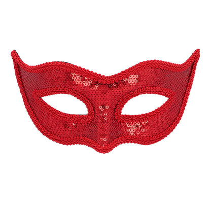 Masques Paillettes Multicolores - 6 Designs Adulte et Enfant