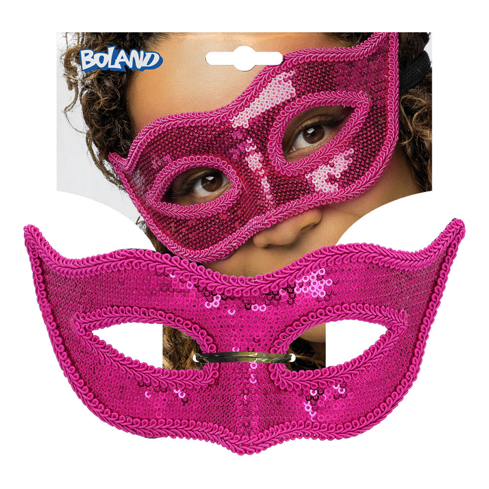 Masques Paillettes Multicolores - 6 Designs Adulte et Enfant