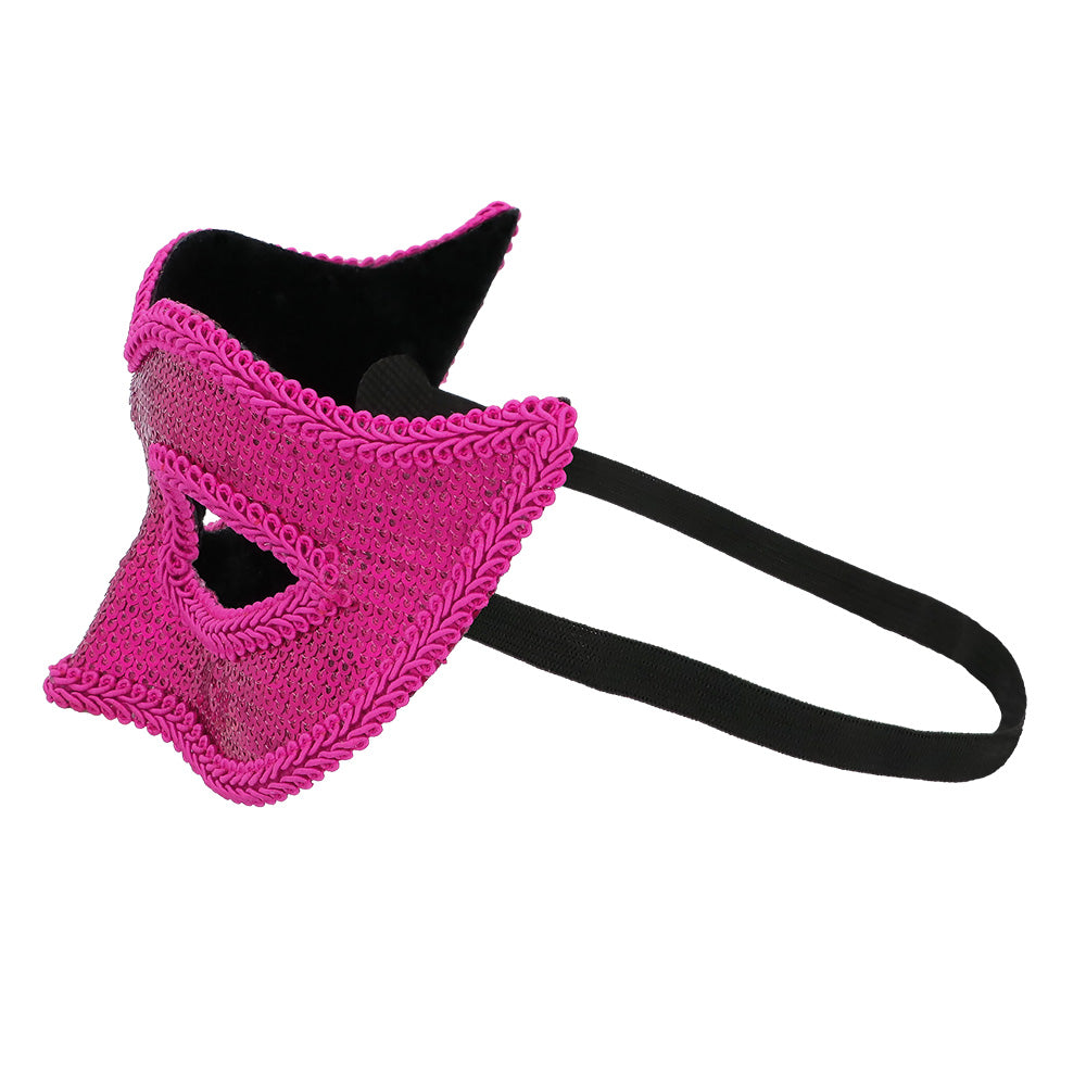 Masques Paillettes Multicolores - 6 Designs Adulte et Enfant