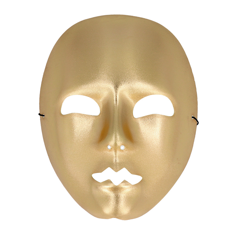 Masque Intégral Or Brillant - Déguisement Soirée et Carnaval