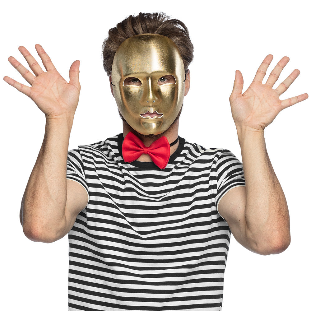 Masque Intégral Or Brillant - Déguisement Soirée et Carnaval