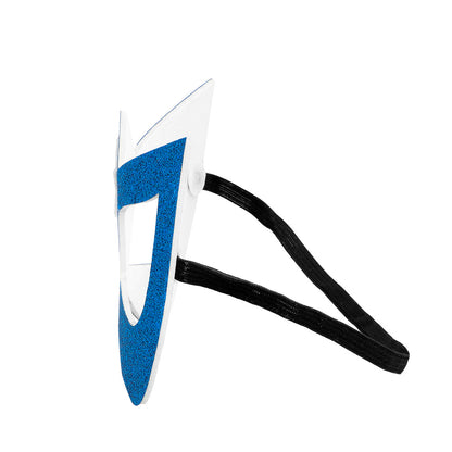 Masque Super-Héroïne Bleu et Blanc avec Étoile Scintillante