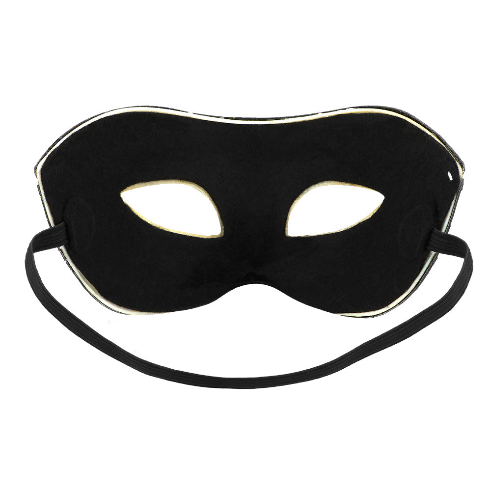 Masque Paillettes Or Brillant - Loup Disco Party