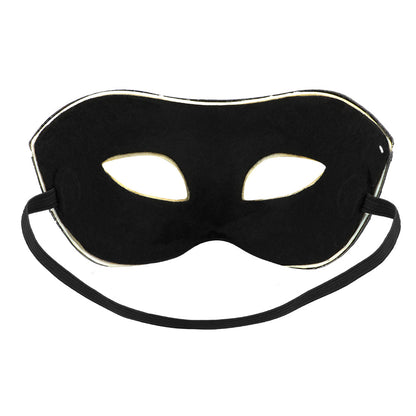 Masque Paillettes Or Brillant - Loup Disco Party