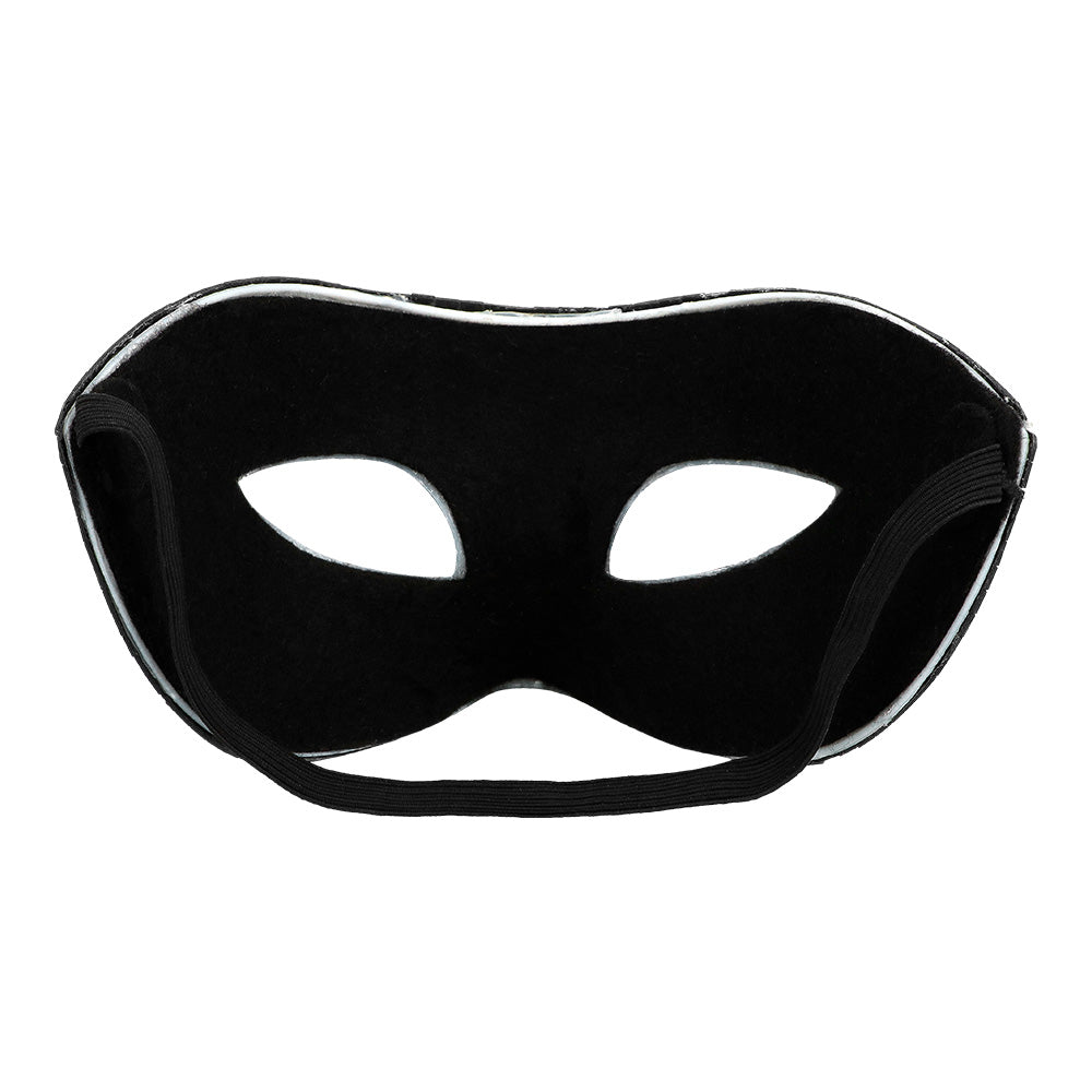 Masque Paillettes Argent Disco - Loup Sequins Soirée