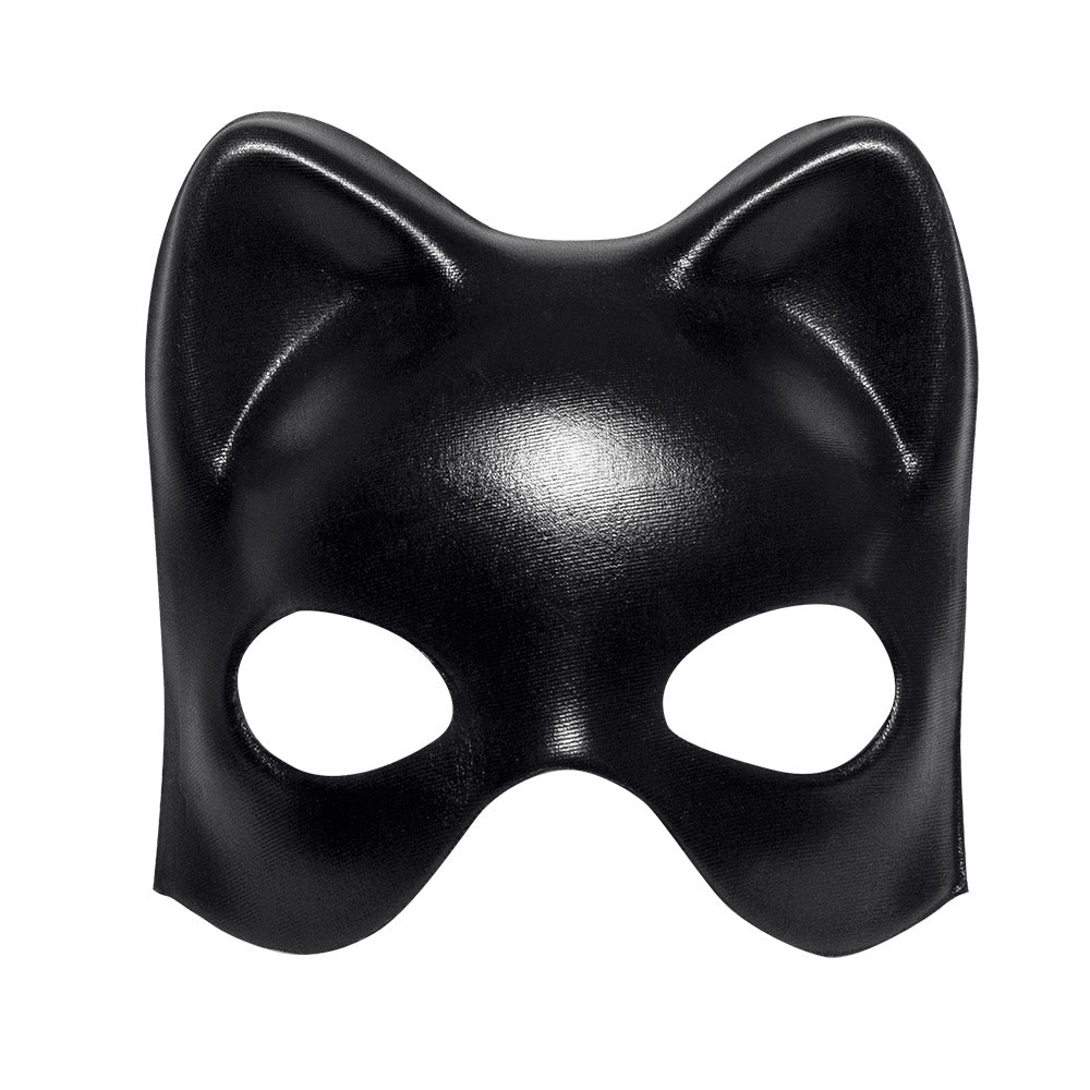 Masque Chat Noir Brillant - Déguisement Félin Adulte