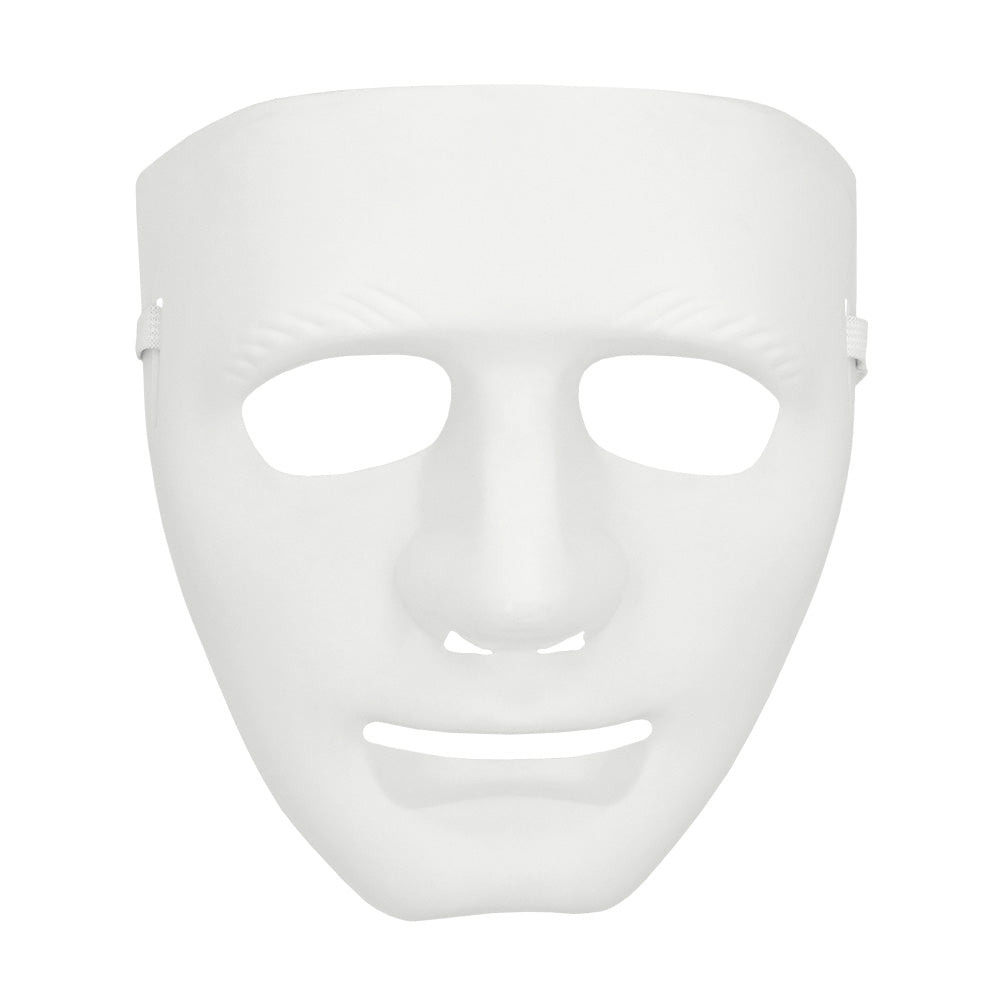 Masque Blanc Classique - Accessoire Déguisement Universel