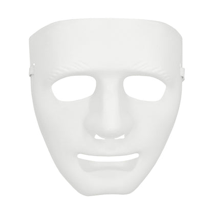 Masque Blanc Classique - Accessoire Déguisement Universel