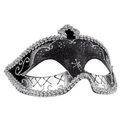 Masque Vénitien Paillettes - Loup de Bal Masqué Élégant