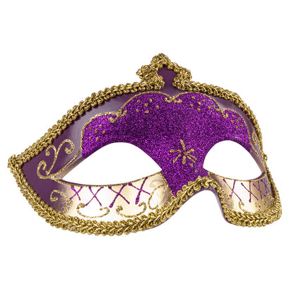 Masque Vénitien Paillettes - Loup de Bal Masqué Élégant