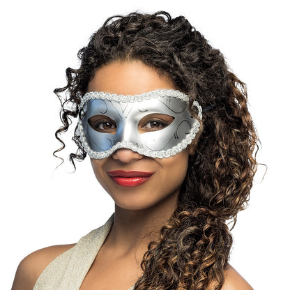 Masque Vénitien Paillettes or - Loup Carnaval Adulte