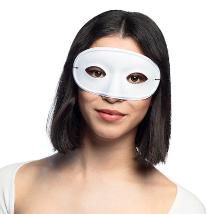 Loup Masque Blanc Vénitien - Accessoire Déguisement Soirée