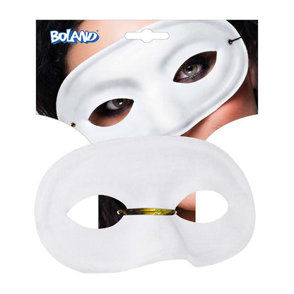 Loup Masque Blanc Vénitien - Accessoire Déguisement Soirée