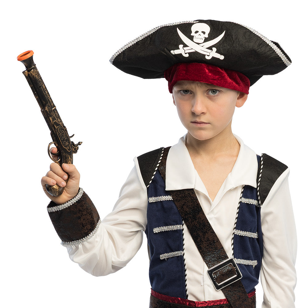 Pistolet Pirate 29cm Avec Son - Accessoire Déguisement