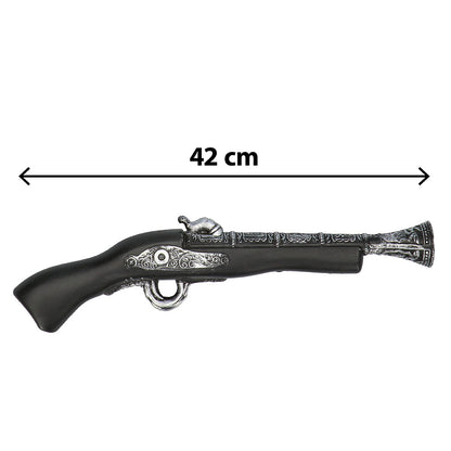 Pistolet Pirate 42cm - Accessoire Déguisement Flibustier