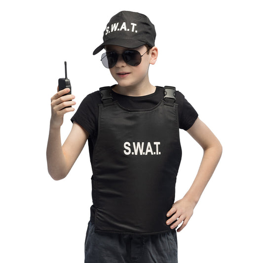 Déguisement S.W.A.T. Enfant - Gilet, Casquette et Accessoires