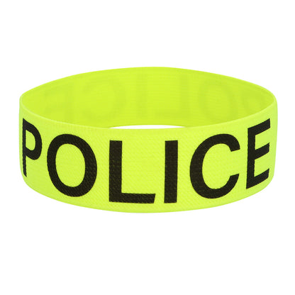 Brassard Police Fluo UV Blacklight - Accessoire Sécurité