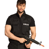 Costume SWAT Noir - Déguisement Policier Adulte Complet