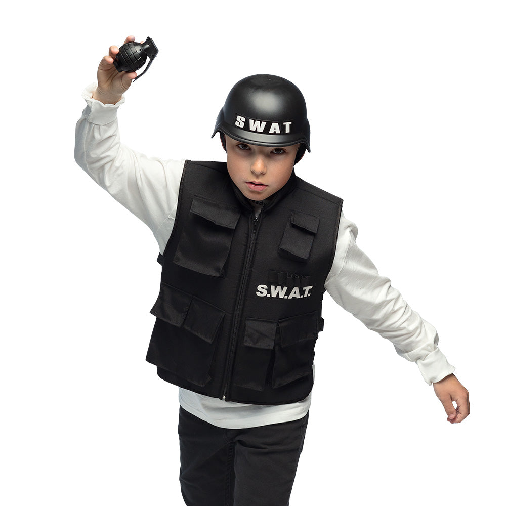 Kit SWAT Police Enfant - Déguisement Complet avec Accessoires