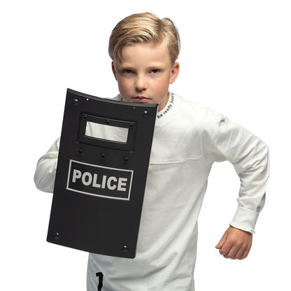 Bouclier de Police Noir pour Enfant - Accessoire Déguisement