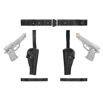 Kit Ceinture Holster Pistolet Déguisement Commando Adulte