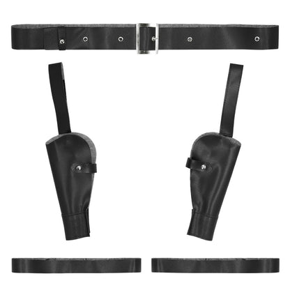Kit Ceinture Holster Pistolet Déguisement Commando Adulte