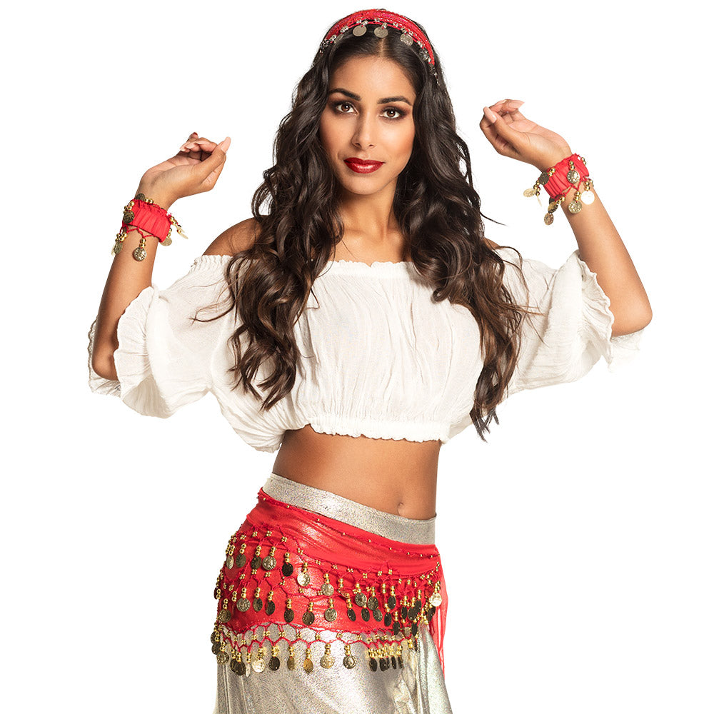 Costume Danse Orientale Femme - Accessoires Complets Belly Dance