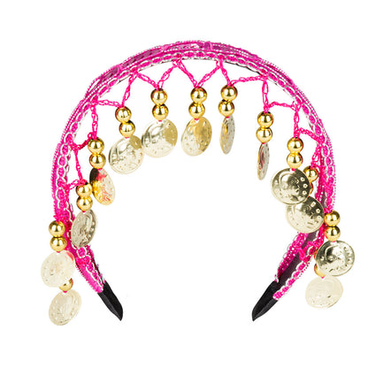 Serre-tête Belly Dance Doré - Accessoire Danseur Oriental