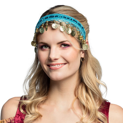 Serre-tête Belly Dance Doré - Accessoire Danseur Oriental