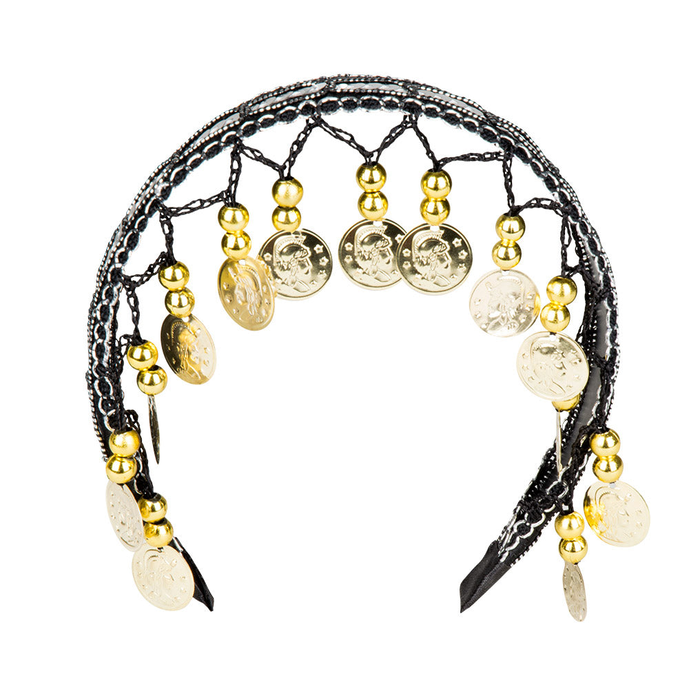 Serre-tête Belly Dance Doré - Accessoire Danseur Oriental