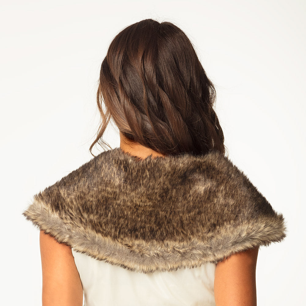 Étole Fourrure Léopard Luxe – Accessoire Soirée Années 20