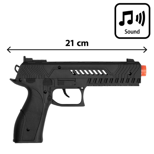 Pistolet Airsoft S.W.A.T avec Sons - 21cm Noir
