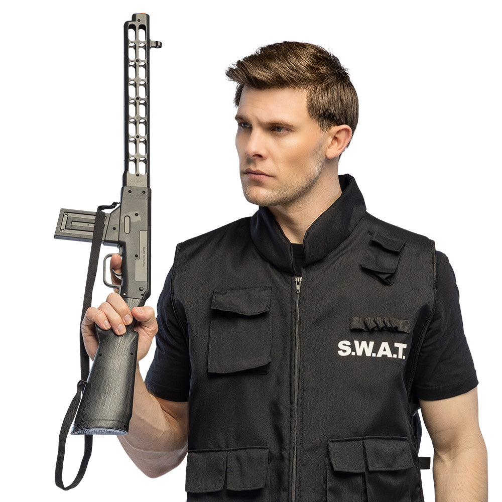 Fusil Mitrailleur S.W.A.T. 69cm avec Sons - Déguisement