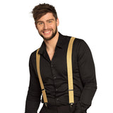 Bretelles dorées homme accessoire déguisement années 20