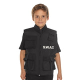 Gilet S.W.A.T. Enfant - Déguisement Tactical Noir