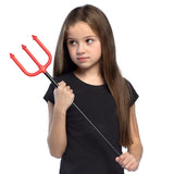Trident du Diable Rouge et Noir - Accessoire de Déguisement