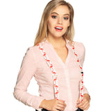Bretelles Flamant Rose - Accessoire Costume Tropical