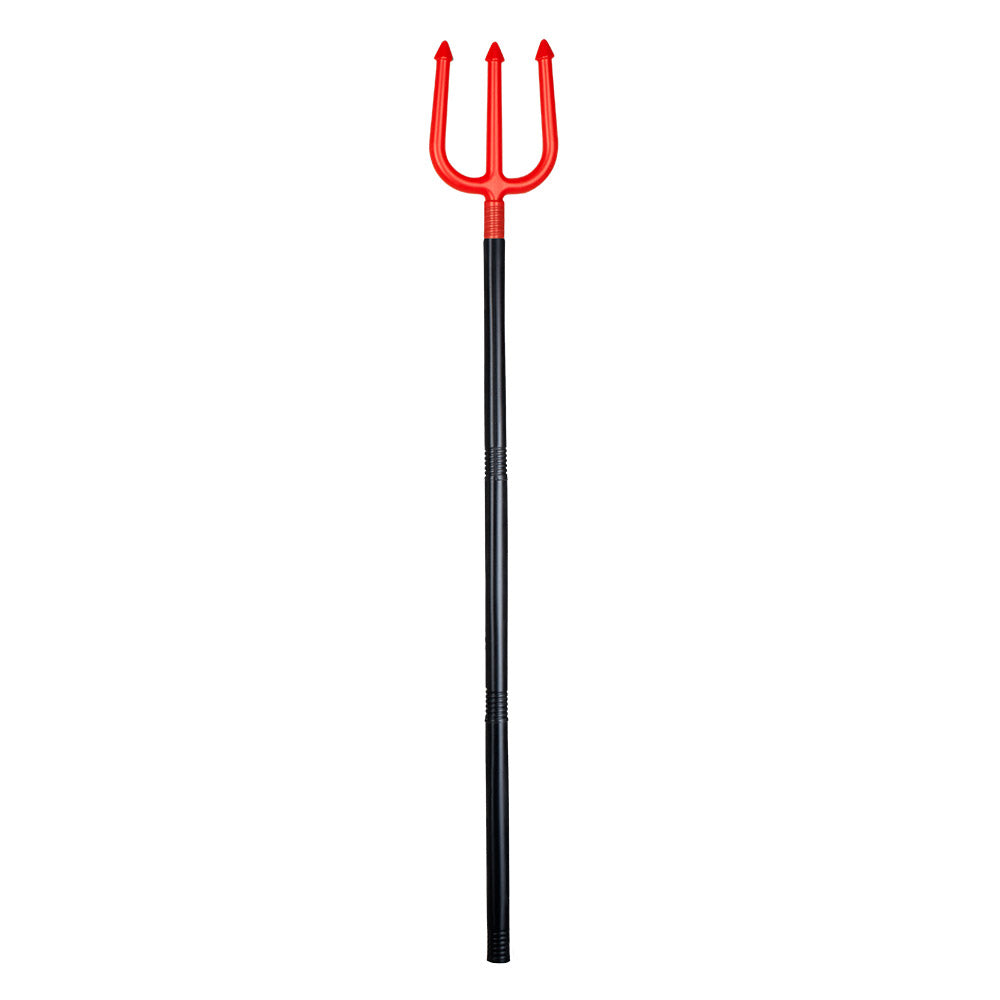 Trident Diable Rouge & Noir - Accessoire Déguisement Demon