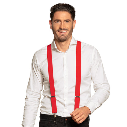 Bretelles Rouges Accessoire Déguisement Costume Adulte