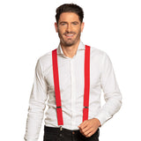 Bretelles Rouges Accessoire Déguisement Costume Adulte
