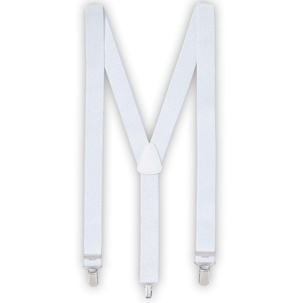 Bretelles Blanches Homme - Accessoire Costume Classique