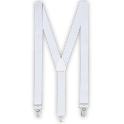 Bretelles Blanches Homme - Accessoire Costume Classique