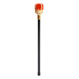 Sceptre Royal Doré et Rouge - Accessoire de Roi ou Reine