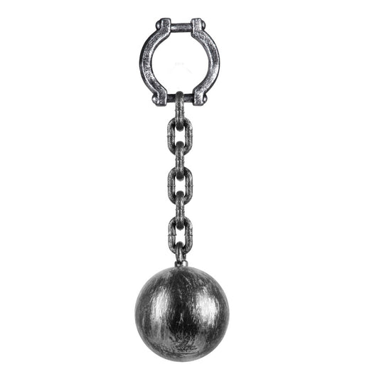 Boule de Prisonnier avec Chaîne - Accessoire Déguisement Adulte
