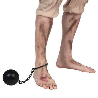 Chaîne avec Boulet - Accessoire Prisonnier Déguisement Adulte