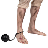 Chaîne avec Boulet - Accessoire Prisonnier Déguisement Adulte